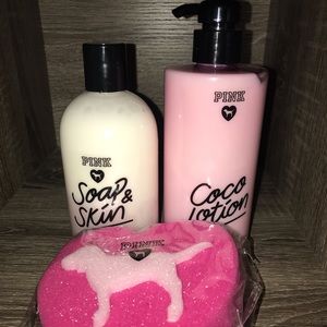 Brand New PINK Bath Set